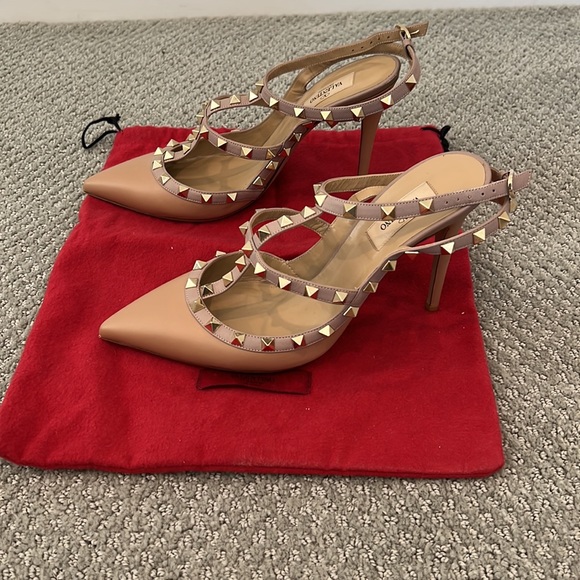 Valentino Studded Heels - Picture 2 of 5